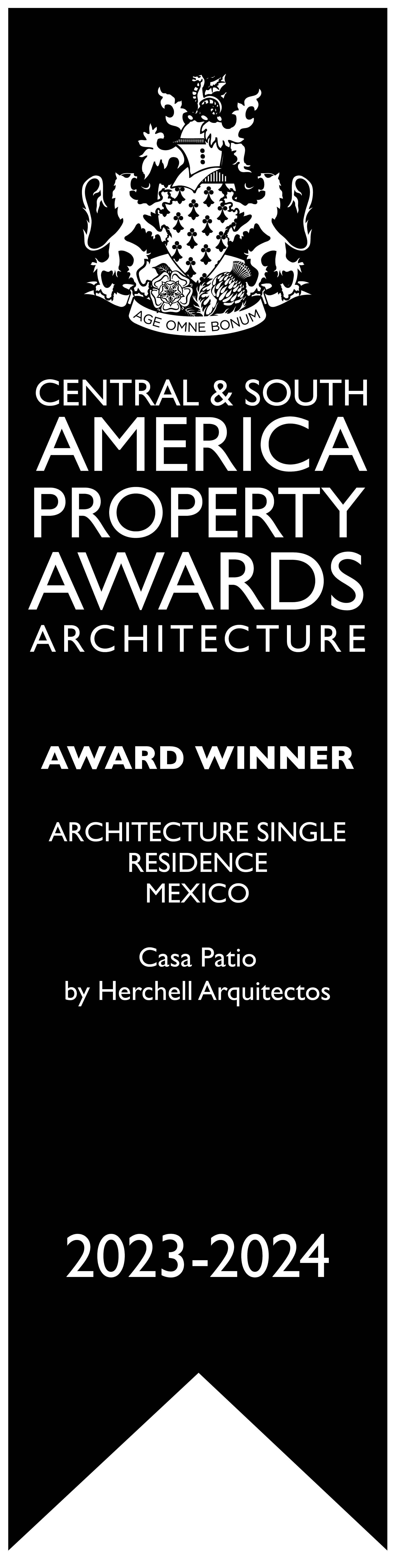 Reconocimiento internacional para Casa Patio de Herchell Arquitectos